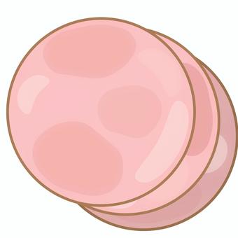 ハム 肉,ハム,食べ物,加工肉,イラスト,シンプル,アイコンのイラスト素材