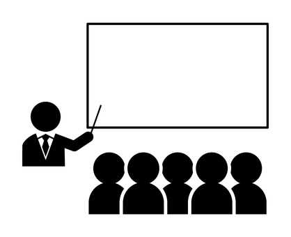 授業  セミナー プレゼン 授業,講義,セミナー,解説,説明,先生,教授,講師,人物,指示棒のイラスト素材