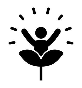 エコの葉と人物 エコの葉と人物 エコ,葉,芽,人物,アイコン,成長,栽培,農業,園芸,シルエットのイラスト素材