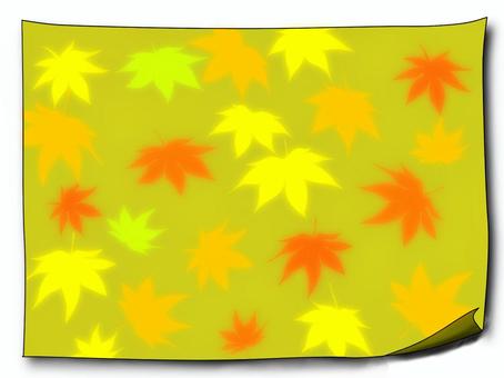紅葉柄のフレーム 紅葉,秋,柄,生地,もみじ,フォール,オータム,イメージ,枠,フレームのイラスト素材
