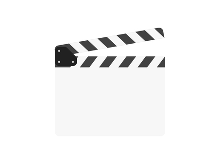 カチンコアイコン カチンコ,撮影,アイコン,映画,マーク,パーツ,シンボル,小道具,シンプル,フラットのイラスト素材