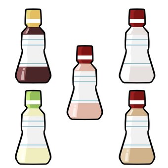 Illustration, dressing, salad, seasoning, 