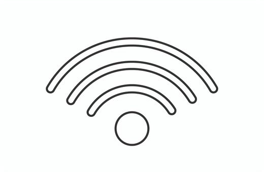 Wi-Fiアイコン wiーfi,アイコン,インターネット,飛ばす,電波,ワイヤレス,ネット,pc,スマホ,フリーのイラスト素材