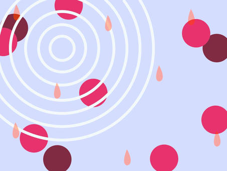 シンプル雨背景　色違い1