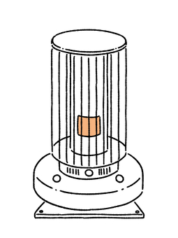 ストーブ ストーブ,暖房,空調,家電,インテリアのイラスト素材