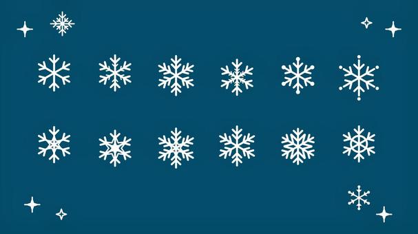 雪の結晶セット