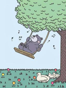 Swing, JPG Swing, bear, swing, duck, JPG