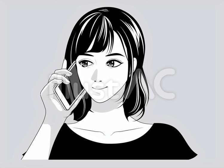15イラレのお姉さんA 女性,人物,美人のイラスト素材