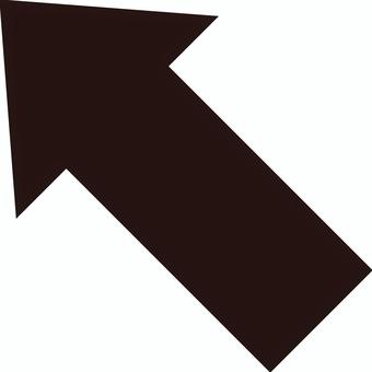 矢印_左斜め上 やじるし,図形,看板,ポイント,ビジネス,図解,説明,注意,アイキャッチ,注目のイラスト素材