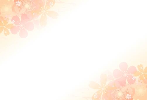 和紙の風合いの和風背景１ 和風,和,背景,フレーム,水彩,見出し,模様,パターン,手書き,簡単のイラスト素材