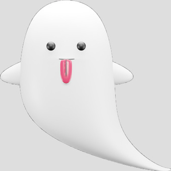オバケ オバケ おばけ,幽霊,かわいいのイラスト素材