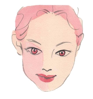 Female illustration, female, illustration, face, JPG