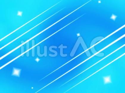 青色に白のストライプのポストカード