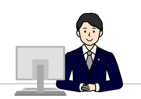 Illustration, computer, social insurance labor consultant, qualifications, 