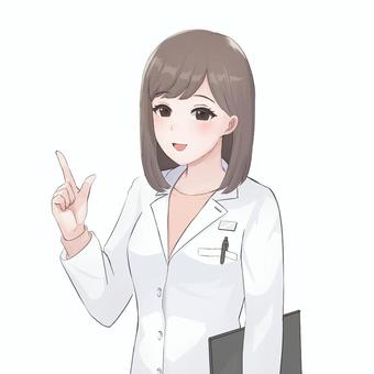医療・人物・女性 医療・人物・女性 アドバイス,アイコン,人物,ビジネス,医師,看護師,薬剤師,ワンポイント,ナース,医療のイラスト素材