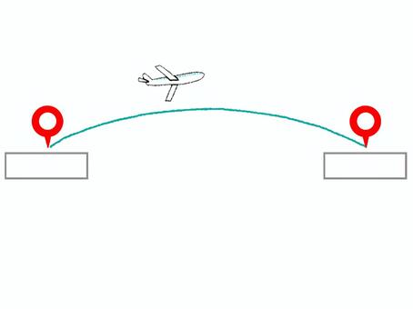 飛行機 飛行機,乗り物,移動,出発地,目的地,pop調,手描き,挿絵,ワンポイント,素材のイラスト素材