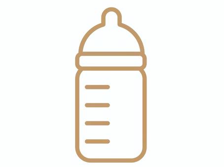 哺乳瓶のアイコン（授乳室のマーク） 哺乳瓶,アイコン,授乳室,マーク,子育て,赤ちゃん,ベビー,ピクトグラム,ママ,デフォルメのイラスト素材