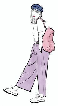 Summer casual women 1, JPG and PNG Summer casual women 1, female, tiny, fashion, JPG and PNG