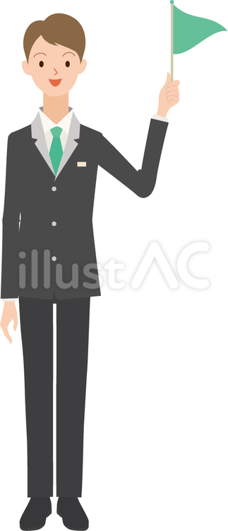 受付スタッフ12 男性,スーツ,人物のイラスト素材