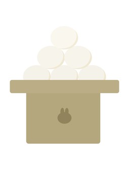 かわいいお月見団子　うさぎ 月見,団子,お月見,秋,中秋の名月,かわいい,挿絵,ワンポイント,飾り,子ども向けのイラスト素材