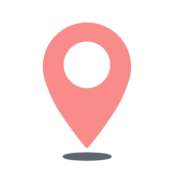 ピンポイント　アイコン　ピンク　浮 ピンポイント,アイコン,ピンク,パステルカラー,マップピン,地図,目的地,所在地,現在地,素材のイラスト素材