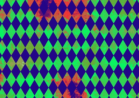 ネオングリーンと青のマーブルひし形 マーブル,パターン,テクスチャ,幾何学,繰り返し,背景,緑,ネオングリーン,青,ブルーのイラスト素材