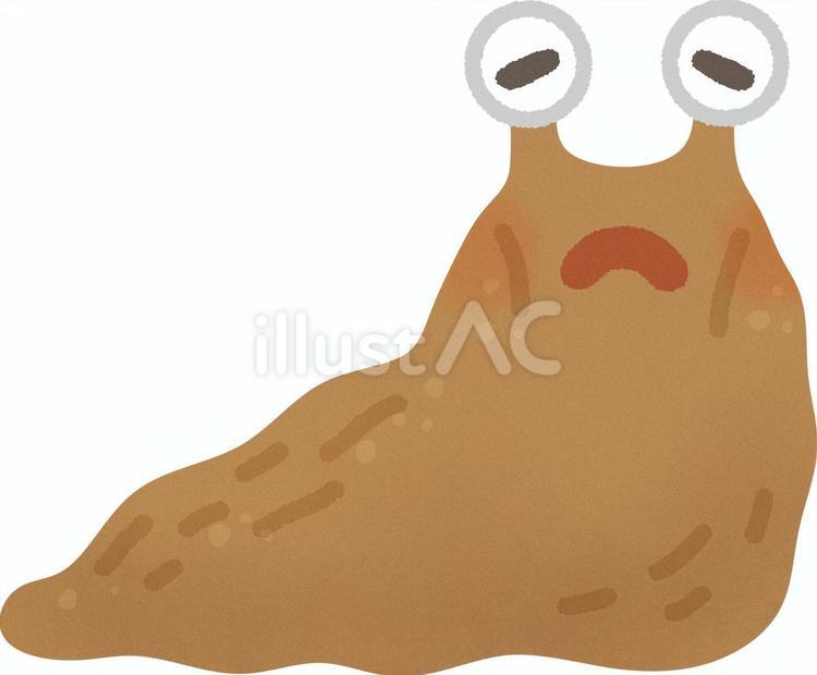 弱っているナメクジ ナメクジ,生き物,動物のイラスト素材