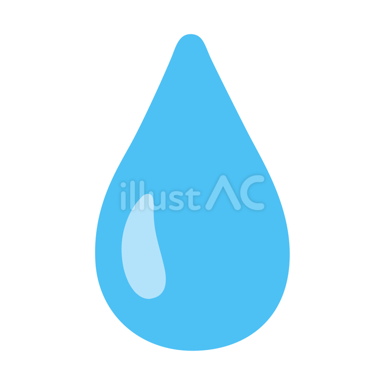 水滴　絵文字 絵文字,アイコン,かわいいのイラスト素材