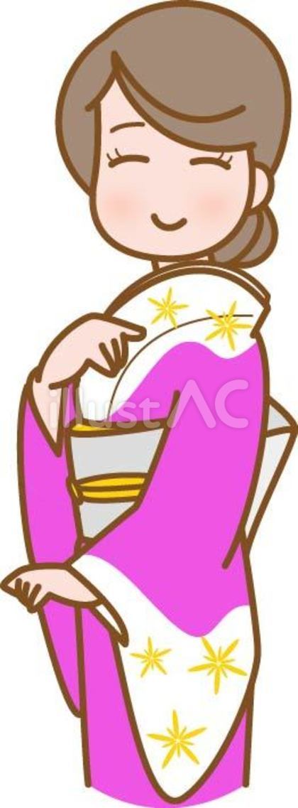 着物姿の女性