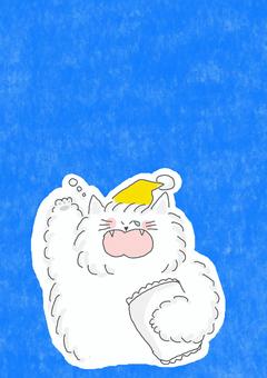 眠いねこちゃん 眠いねこちゃん かわいい,眠い,あくび,起きる,起床,寝る,眠る,就寝,睡眠,涙のイラスト素材