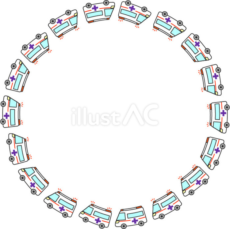 救急車　 救急車,病院,緊急のイラスト素材