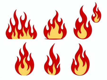 Illustration, inflammation, fire, image, 