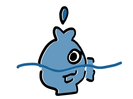 魚 魚,さかな,手描き,海,釣りのイラスト素材