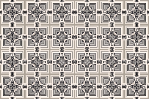 グレーのシームレスな幾何学模様の壁紙素材 幾何学模様,灰色,グレー,シームレス,背景,壁紙,連続,パターン,画像,抽象的のイラスト素材