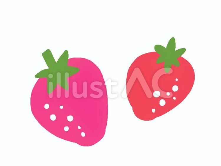 いちご イチゴ,いちご,苺のイラスト素材