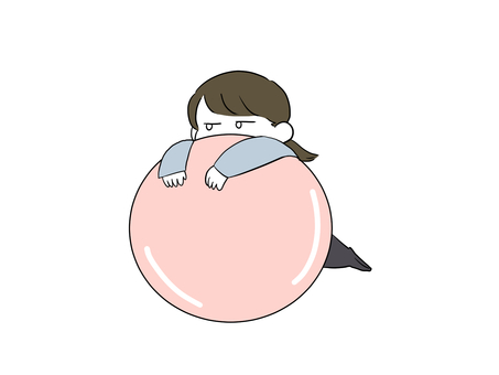 Illustration, woman, housewife, working mother, 