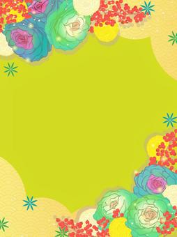 葉ボタンフレーム2