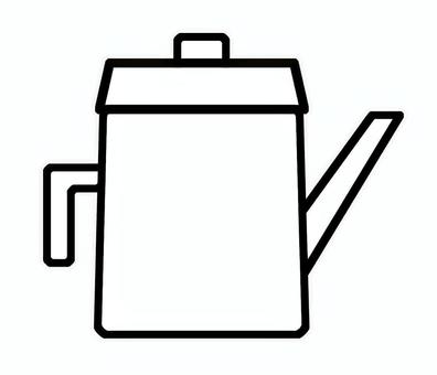 シンプルなポット シンプルなポット ポット,お湯,湯沸かし,熱湯,沸騰,電化製品,家電,電力,電気,調理のイラスト素材