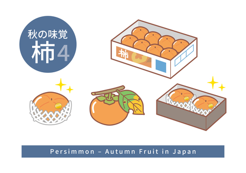 秋の味覚柿セット4