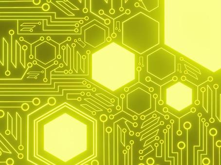 光の近未来ネットワークイメージの背景金 近未来,サイバー,テクノロジー,光,ネットワーク,繋がる,セキュリティ,シナプス,六角形,ヘキサゴンのイラスト素材