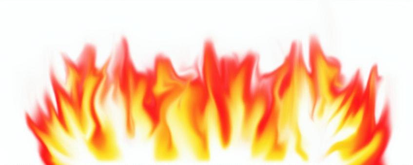 炎のエフェクト2　※PNG版は背景透過 炎,火,熱い,エフェクト,火事のイラスト素材