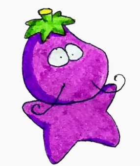 Uncle of the egg, eggplant, eggplant, beard, JPG and PNG