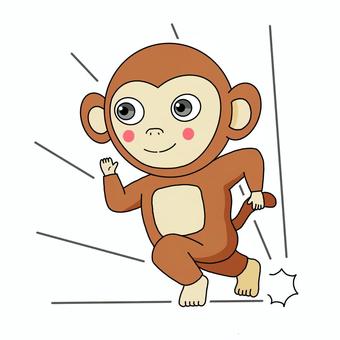 Illustration, ape, animal, tiny, 