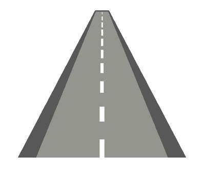 道路アイコン 道路,車線,幅,直線,車道,アスファルト,地面,レール,イメージ,走行のイラスト素材