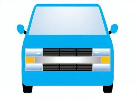 軽自動車86 軽自動車,ミニバン,ワンボックスカー,車,自動車,乗用車,自家用車,挿絵,乗り物,正面のイラスト素材