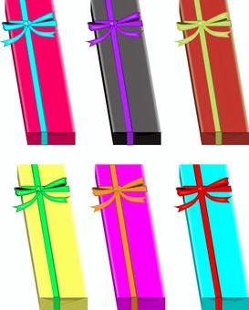 Illustration, present, ribbon, gift, 