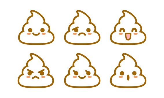 Poop set white, , JPG and PNG