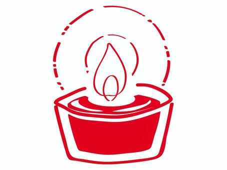 Christmas one point candle, JPG, PNG and AI Christmas one point candle, , JPG, PNG and AI