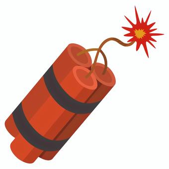 Illustration, dynamite, cute, emoji, 