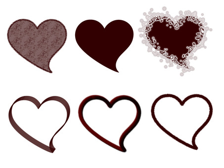 Illustration, JPG and PNG Illustration, 하트, 발렌타인, 메시지 카드, JPG and PNG